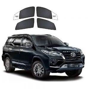 Fix type Curtain for Fortuner - Black